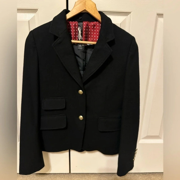 Priorities size S wool blend blazer with fancy trim - Picture 1 of 8